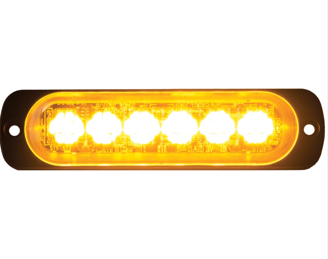 FTVOGUE Multi-Function Warning Light Emergency Light Orange 15LED 
