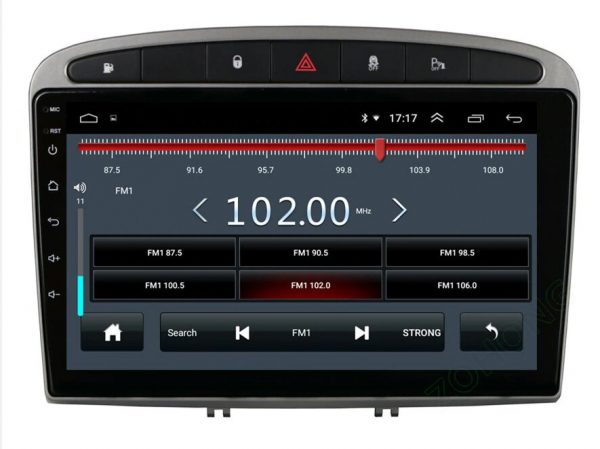 Car Radio Peugeot 308/408 Touchscreen Multimedia Head Unit - Image 3
