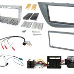 Connects2 SEAT Leon 2005> 2012 RHD Silver Double DIN Fitting Kit
