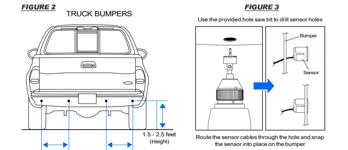 Parking Sensors Installation How to install corectly? BLOG CarRadio.ie