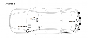Parking sensors installation