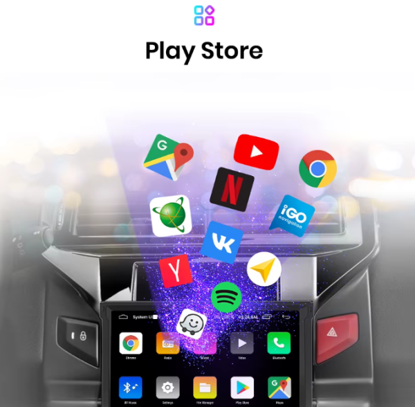 ANDROID 7'' Flip Out Screen Android 9.0 WiFi MP5 Car GPS Navigation with Rearview Camera CarRadio.ie