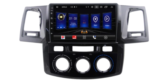 Für Toyota Fortuner Hilux 2007-2015 9-Zoll-Touch Screen mit Bluetooth WiFi Dsp 2 Din Android GPS-Navigation/Autoradio Head Unit Car Stereo Multimedia Audio Radio Video