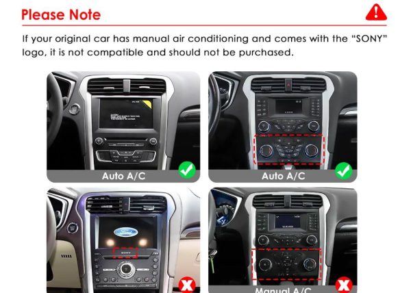 Car Stereo CarPlay Ford Mondeo Android Touchscreen Multimedia 2013 onwards CarRadio.ie