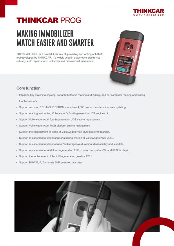 THINKCAR PROG Car Key Immobilizer Programmer Ireland CarRadio.ie