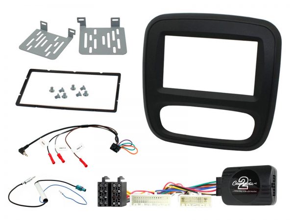 CONNECTS2 Renault Traffic Double Din Stereo Complete Installation Kit