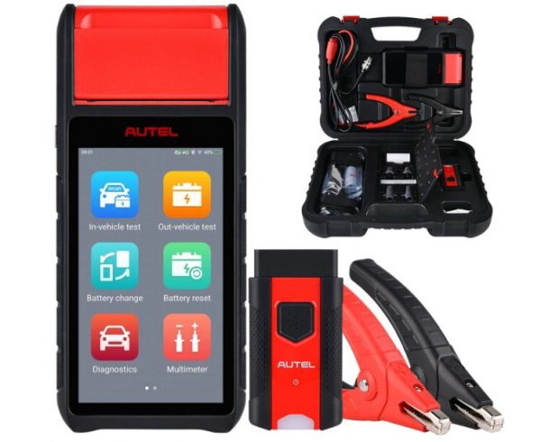 AUTEL MaxiBas BT608E Battery Tester & Diagnostic Scanner with Built-in Printer