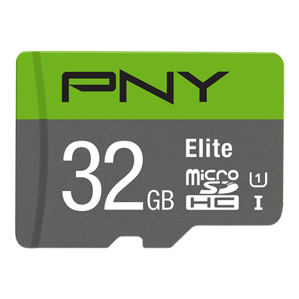 PNY 32GB MICRO SD CARD ELITE HCI CLASS 10 UP TO 100MB/S
