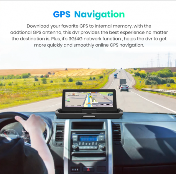 MultiDevice Car Dashcam ADAS System Android WiFi DVR Camera FHD 1080P Navigation GPS Parking Monitor
