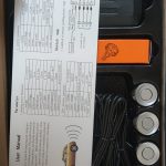 SILVER 4x Car Rear Parking Sensors with Buzzer