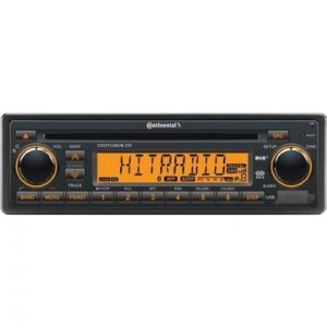 CONTINENTAL CCD7428UB-OR 1Din 24V Bluetooth Car Stereo with Bluetooth / CD / USB CARRADIO.IE