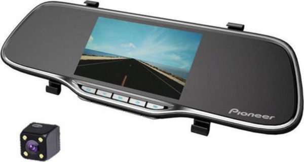 PIONEER VREC-200CH 2CH Dash Cam Rear View Mirror DVR Recording Front & Car Rear Camera CarRadio.ie