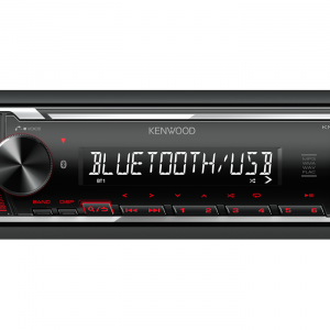 KENWOOD KMM-BT209 Single Din Car Stereo with Bluetooth / USB