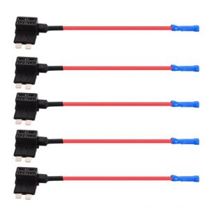 5Pcs Standard Size Add-a-Circuit Adapter Car Fuse Blade box Holder CarRadio.ie