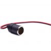 2PCS Universal 12V /24V Car Cigarette Lighter Female Socket Plug Auto Charger Cable Power Connector Adapter CarRadio.ie