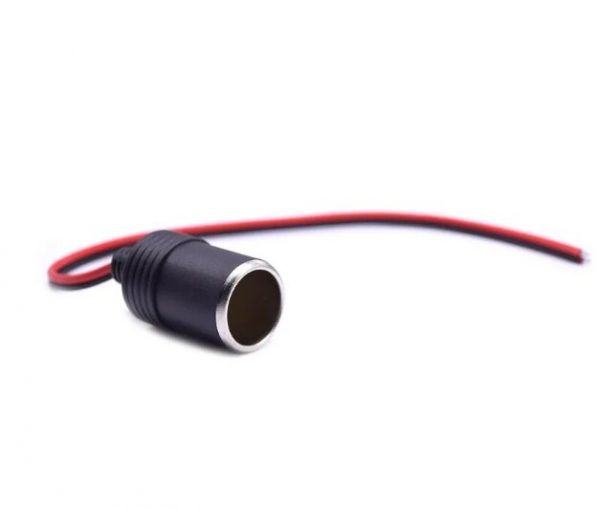 2PCS Universal 12V /24V Car Cigarette Lighter Female Socket Plug Auto Charger Cable Power Connector Adapter CarRadio.ie