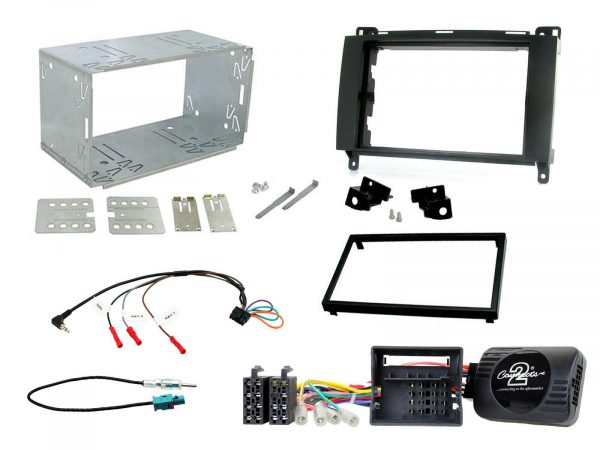 CONNECTS2 Mercedes Double Din Car Stereo Complete Installation kit