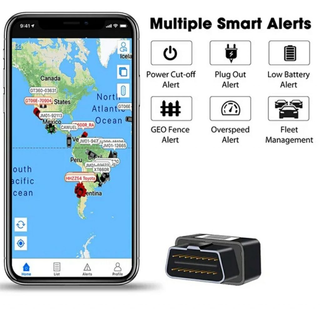 Concox OBD GPS Tracker Plug and play Car Tracking Device with 10years