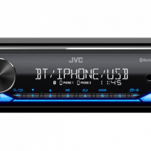 JVC KD-X382BT Single Din Mechless Car Stereo with Bluetooth
