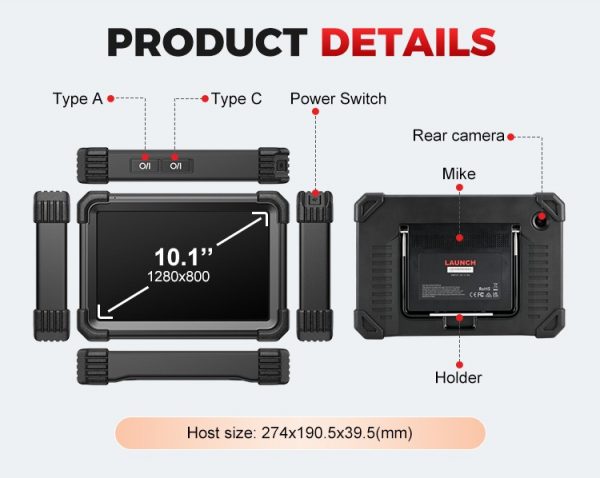 LAUNCH X431 PRO3 APEX 2023 Professional Car Diagnostic Code Scanner Programmer Tool CarRadio.ie