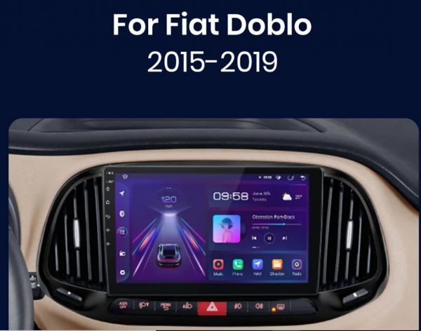 Car Stereo CarPlay Fiat Doblo 2015 - 2019 Car Android Multimedia GPS 2din Autoradio - Image 4