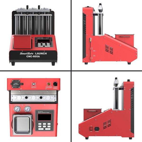 LAUNCH CNC-605A Ultra Sound Fuel Injector Cleaner Tester For GDI EFI SFI Injector Nozzles - Image 2