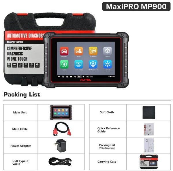 AUTEL MP900 Car Professional OBD2 All System Diagnostic Scanner CarRadio.ie
