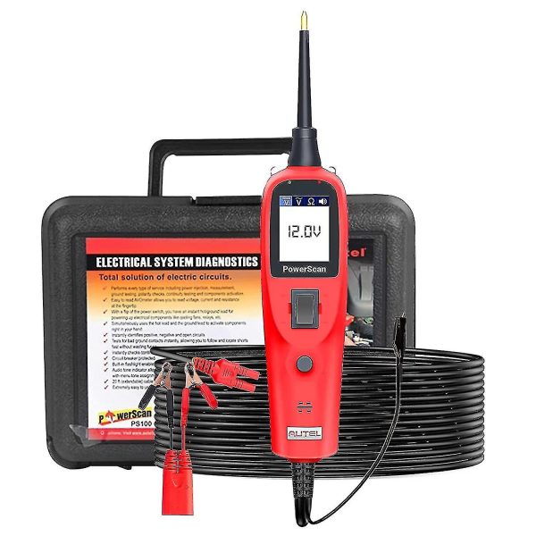 AUTEL PowerScan PS100 12V/24V Power Sensor Circuit Electrical Tester CarRadio.ie