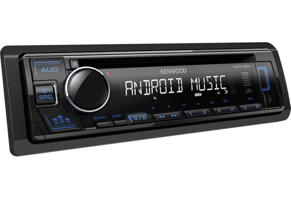 KENWOOD KDC-130UB 1Din Stereo with CD Player with USB/AUX Android Music CarRadio.ie