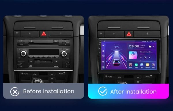 Car Radio CarPlay for Audi A4 B6 Seat Exeo 2000 - 2009 Android Touchscreen Head Unit Multimedia CarRadio.ie