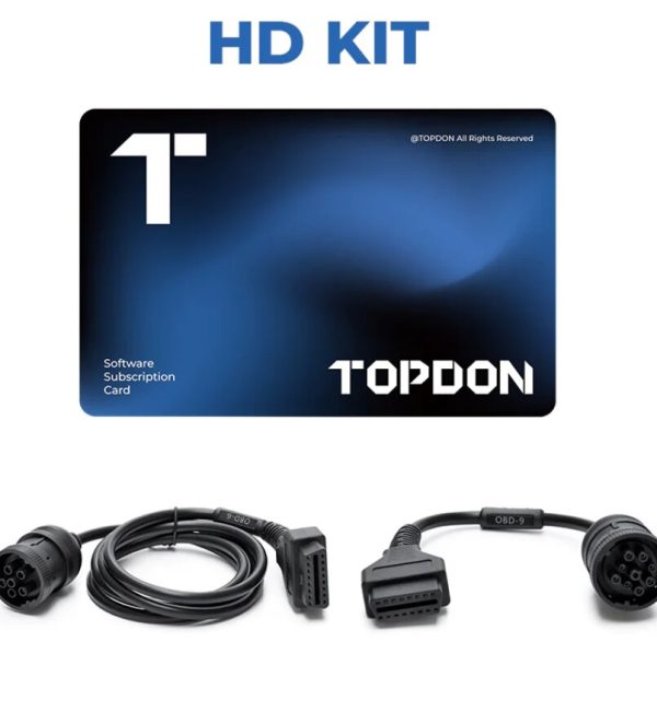 TOPDON HEAVY DUTY SOFTWARE Add-on and Cable Set CarRadio.ie