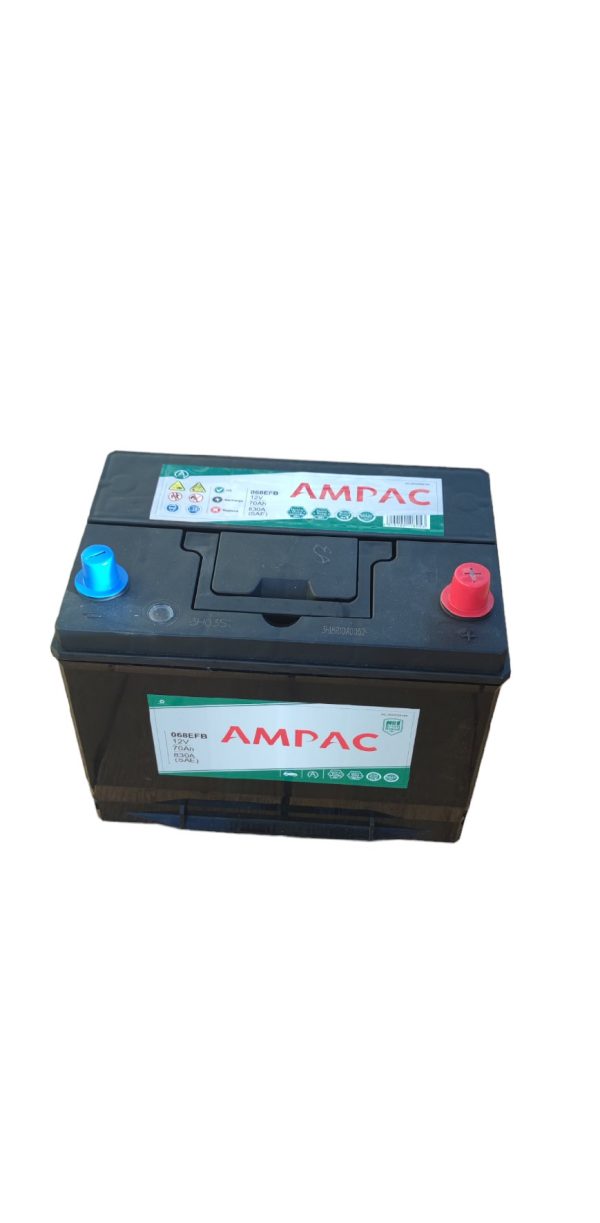 AMPAC 068EFB 70Ah 670A 12V Battery EFB Stop/Start