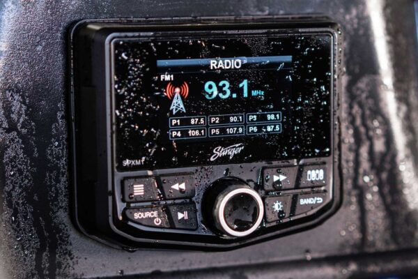 STINGER SPXM1 - Marine and Powersports Stereo TFT Digital Media Player with built-in Amplifier / AUX / USB CarRadio.ie