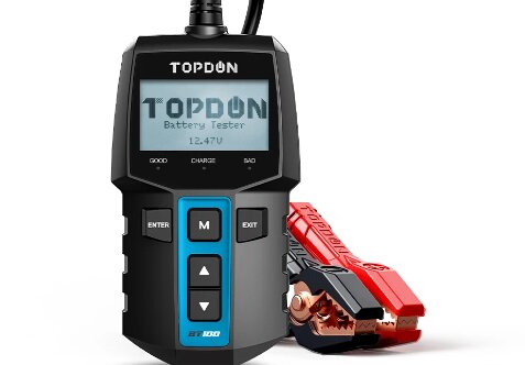 TOPDON BT100 12V Car Battery Tester Vehicle Cranking Charging Scanner Tool CarRadio.ie
