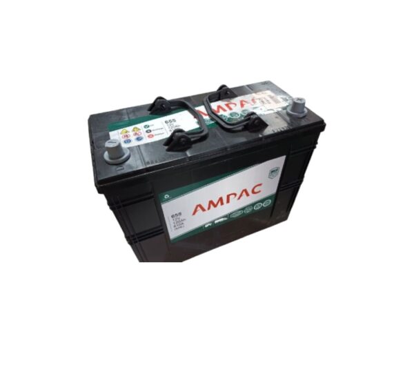 AMPAC 655 Battery 120Ah 810A 12V Battery 655 CarRadio.ie
