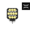 LED TLL0184 48W 12/24V Work Lamp with Amber Position Light 10xLED + 2x strap LED White CarRadio.ie