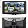 10.1 inch Touch Screen 4Channel 12/24V Monitor System with Night Vision Reverse Cameras CarRadio.ie