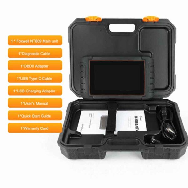 FOXWELL NT809 - All System OBD2 Bi-Directional Car Diagnostic Scanner Tool CarRadio.ie Foxwell Ireland