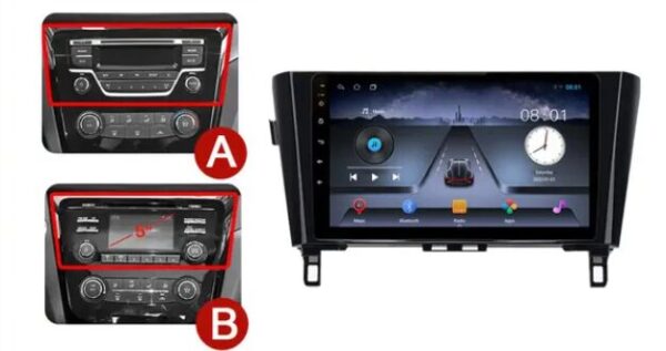 Car Stereo Nissan Xtrail Qashqai 2013 -2018 Touchscreen Multimedia Android Head Unit CarRadio.ie