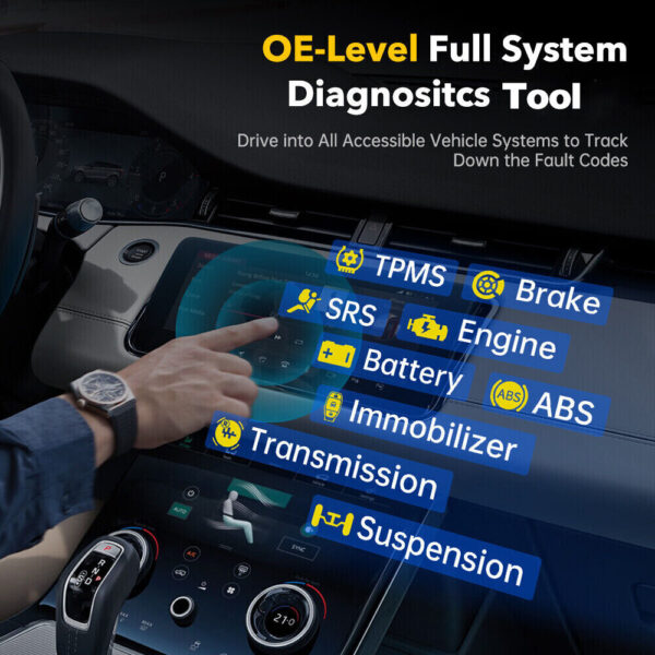 ANCEL LD700 - Land Rover Jaguar OBD2 All System Car Diagnostic Scanner Tool CarRadio.ie
