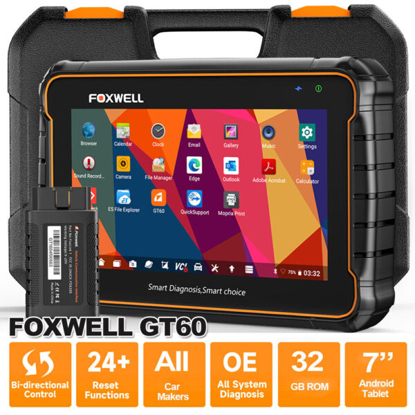 FOXWELL GT60 - Wireless OBD2 Car Diagnostic Scanner Tool All System Reader CarRadio.ie Foxwell Ireland