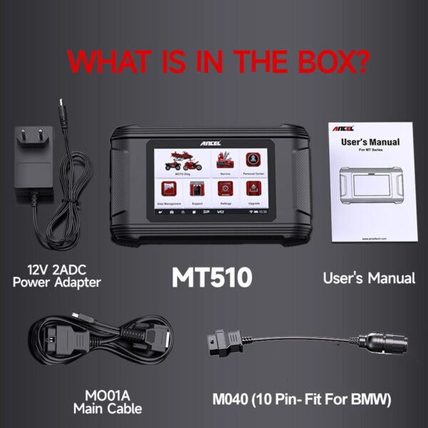 ANCEL MT510 - DUCATI OBD2 All Systems Diagnostic Tool for Motorcycle Code Reader CarRadio.ie