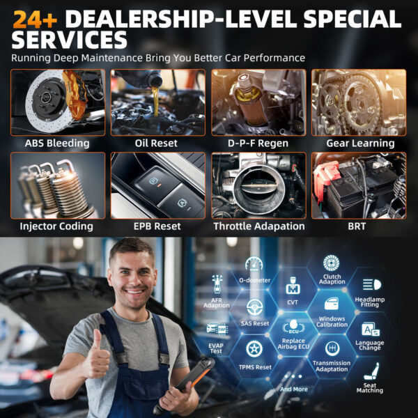 FOXWELL NT909 - OBD2 Scanner Code Reader All System Bi-directional Diagnostic Tool CarRadio.ie