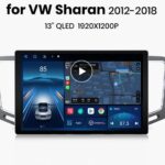 Car Stereo CarPlay Volkswagen Sharan 13inch Android Touchscreen 2Din Autoradio CarRadio.ie
