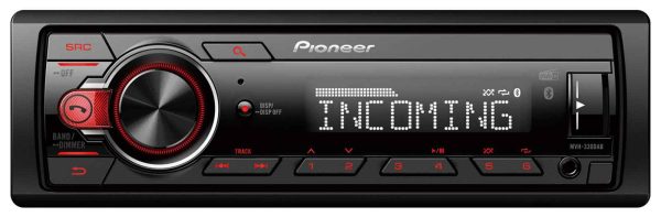 Pioneer MVH-330DABAN - MP3 car radio with DAB / Bluetooth / USB / AUX-IN - incl. DAB antenna AN-DAB1 CarRadio.ie