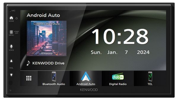 Kenwood DMX6523DABS - Double-DIN MP3 car radio with touchscreen / Bluetooth / DAB / USB / Carplay CarRadio.ie