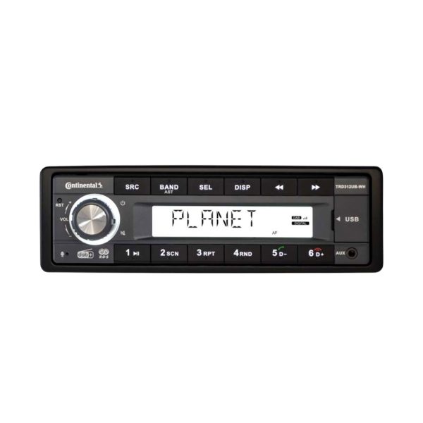 Continental TRD312UB-WH - MP3 car radio with DAB / Bluetooth / USB / AUX-IN CarRadio.ie