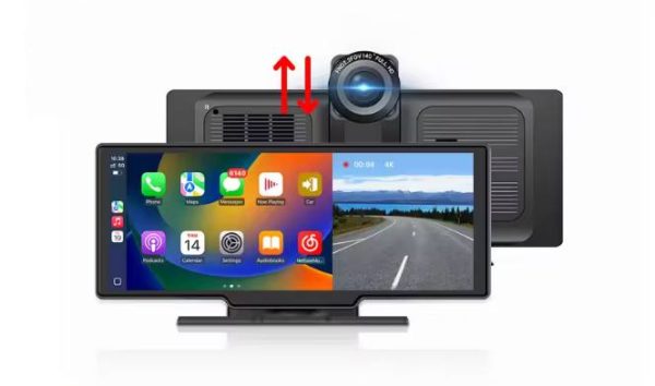 with Dash Cam & Rearview Camera with Wifi GPS BT FM Transmitter USB Parking Asisstant CarRadio.ie